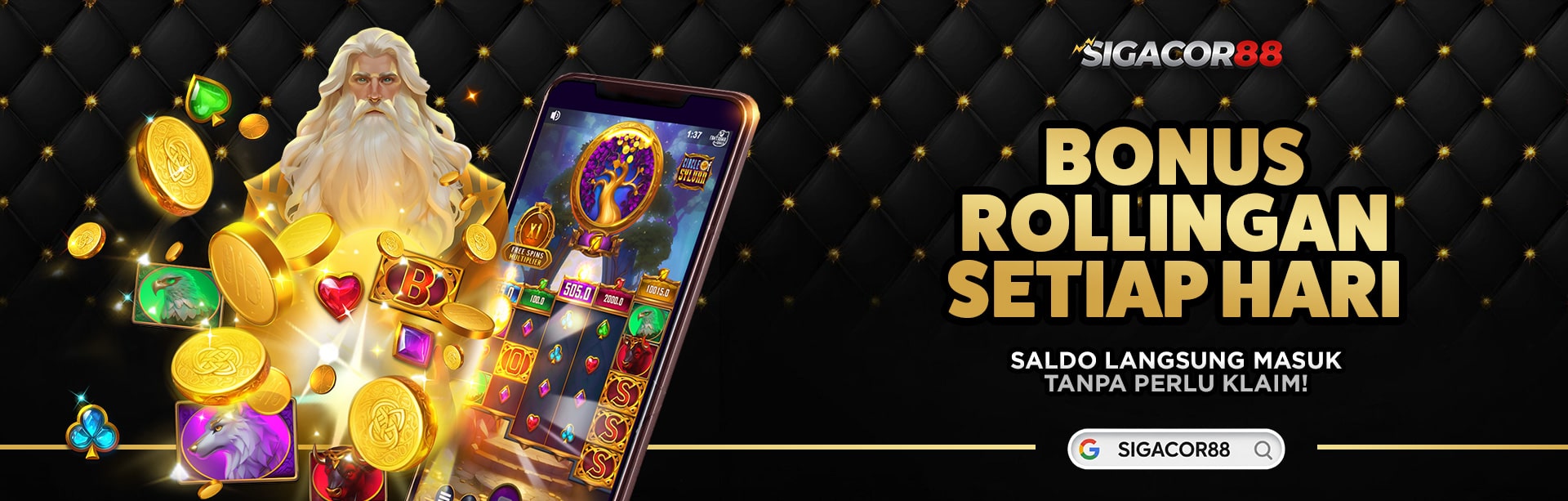 BONUS ROLLINGAN SETIAP HARI