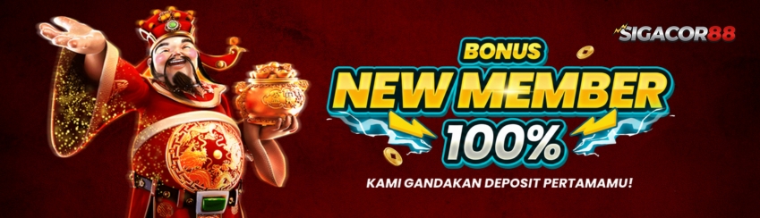 BONUS NEW MEMBER 100%