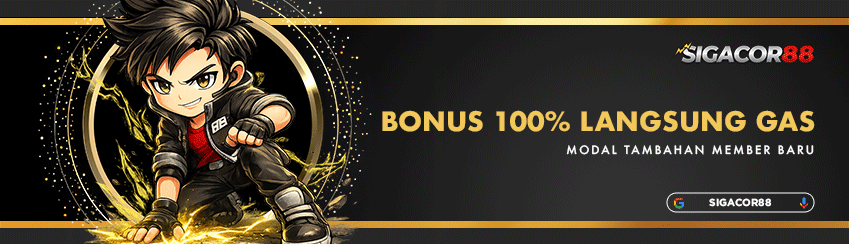 BONUS 100% LANGSUNG GAS
